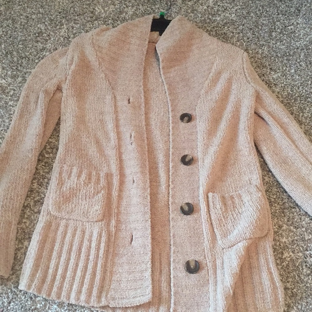 tan merona cardigan